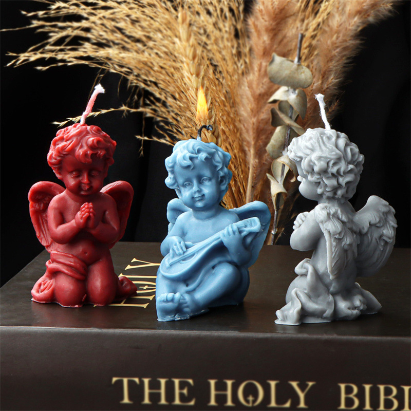 Candle Fragrance Supplies - Molde de silicona 3D para velas,