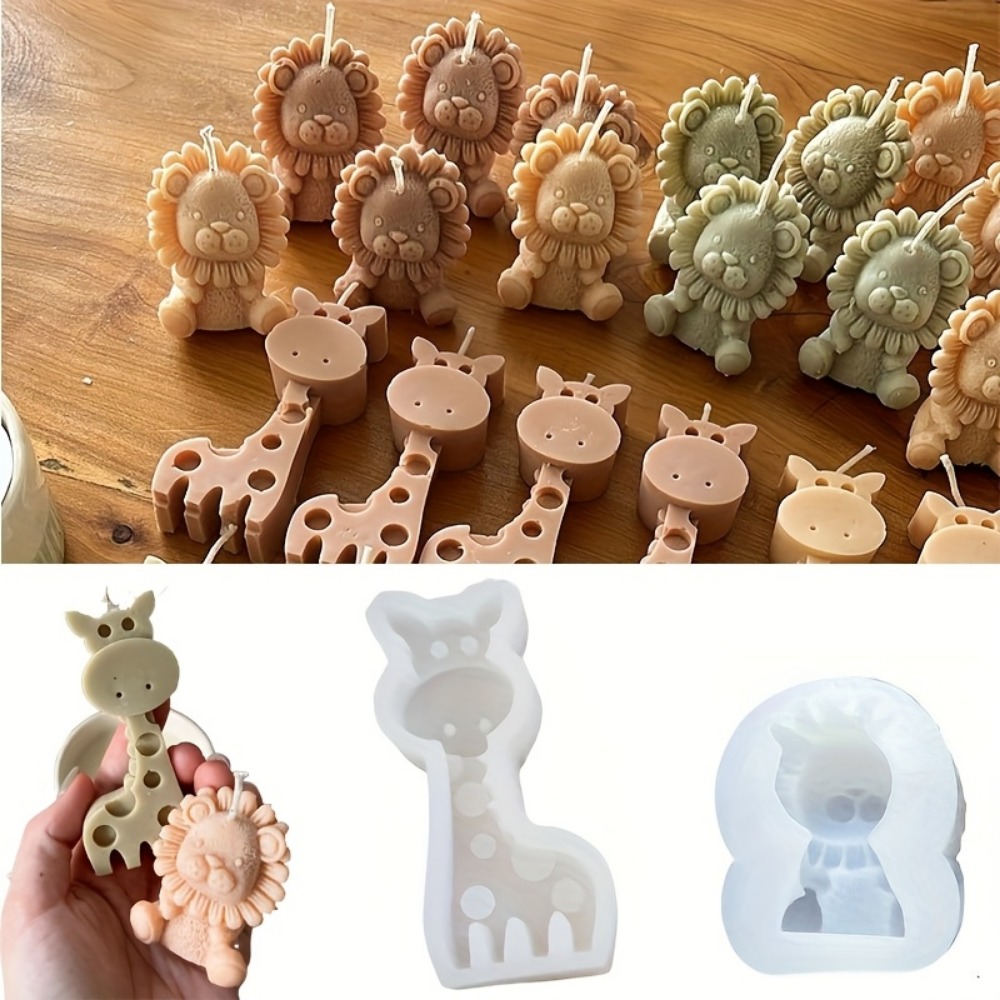 Candle Fragrance Supplies - Molde de Silicona de León y