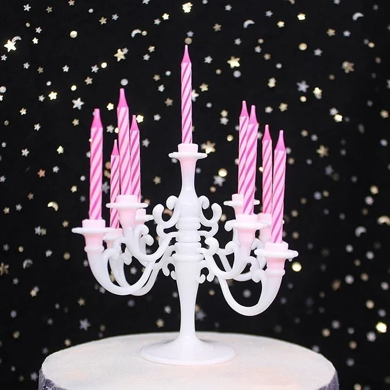 Candle Surprise - Paquete de 9 velas y candelabros,