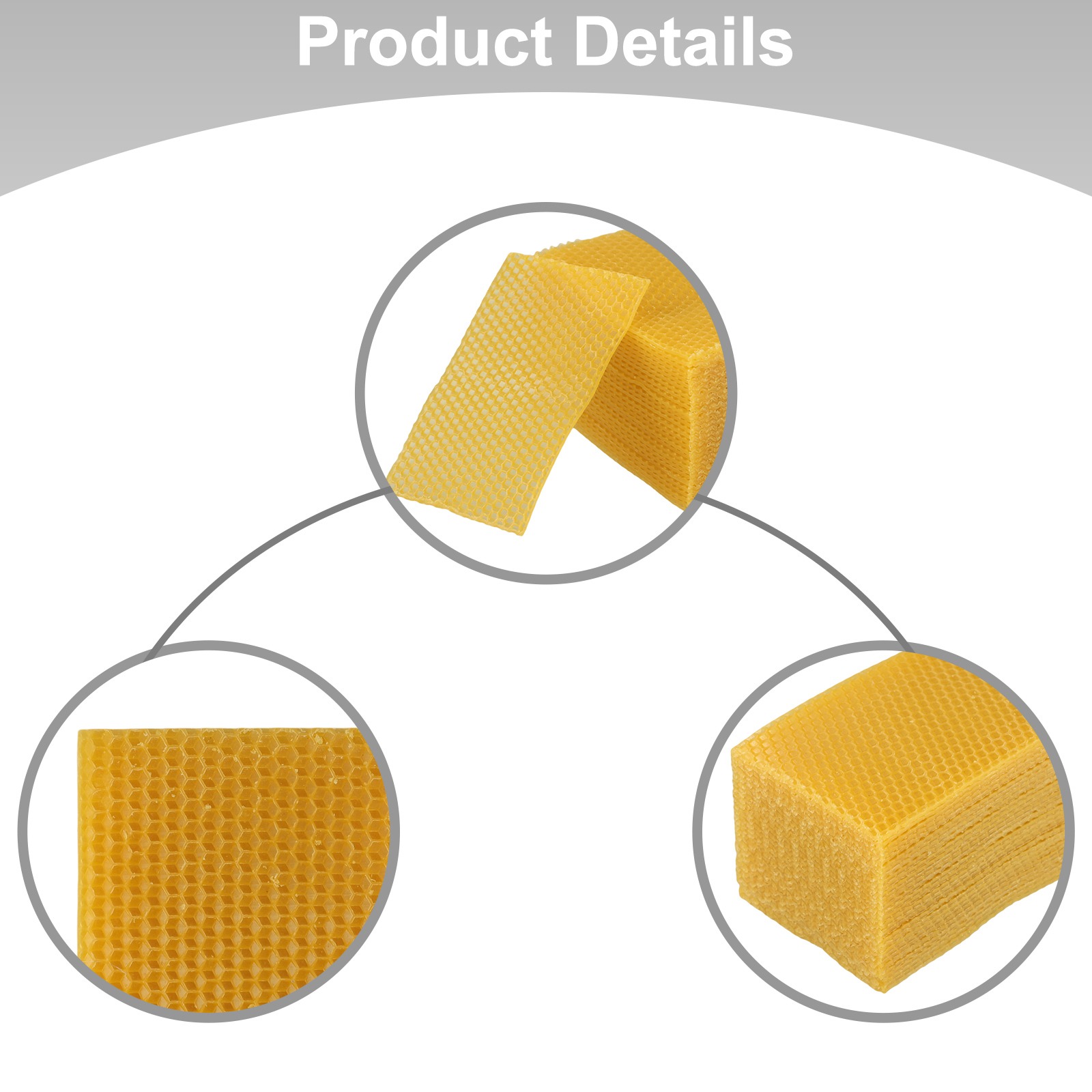 Candle Supplies Beeswax - Láminas de Cera de Abeja para