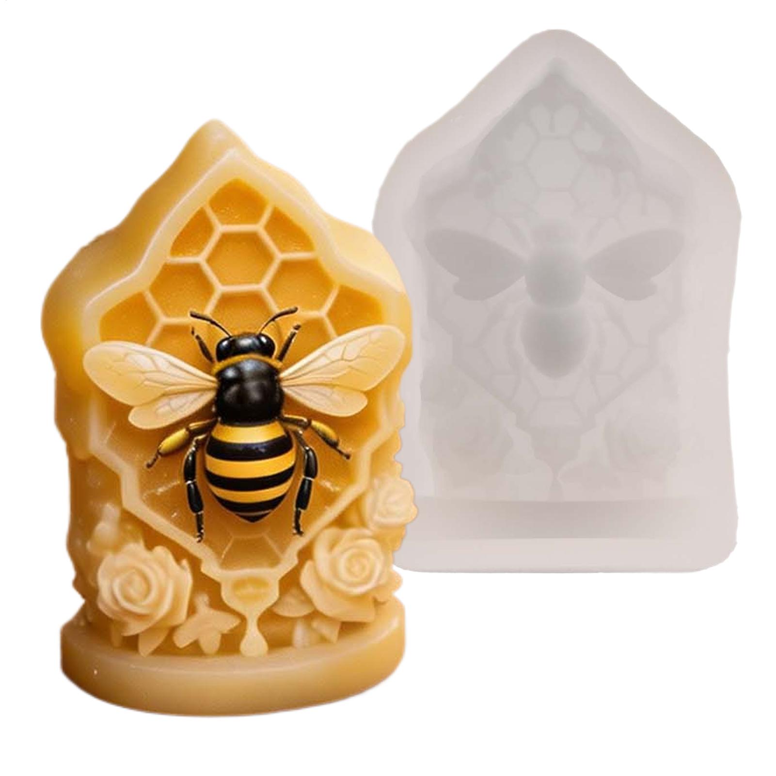 Candle Supplies Beeswax - Molde de silicona 3D de panal