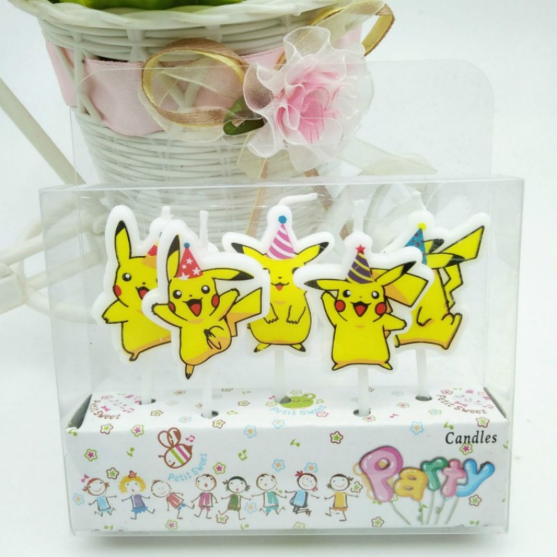 5 unids/lote Pokemon vela de p - Candle Surprise reseña y precio