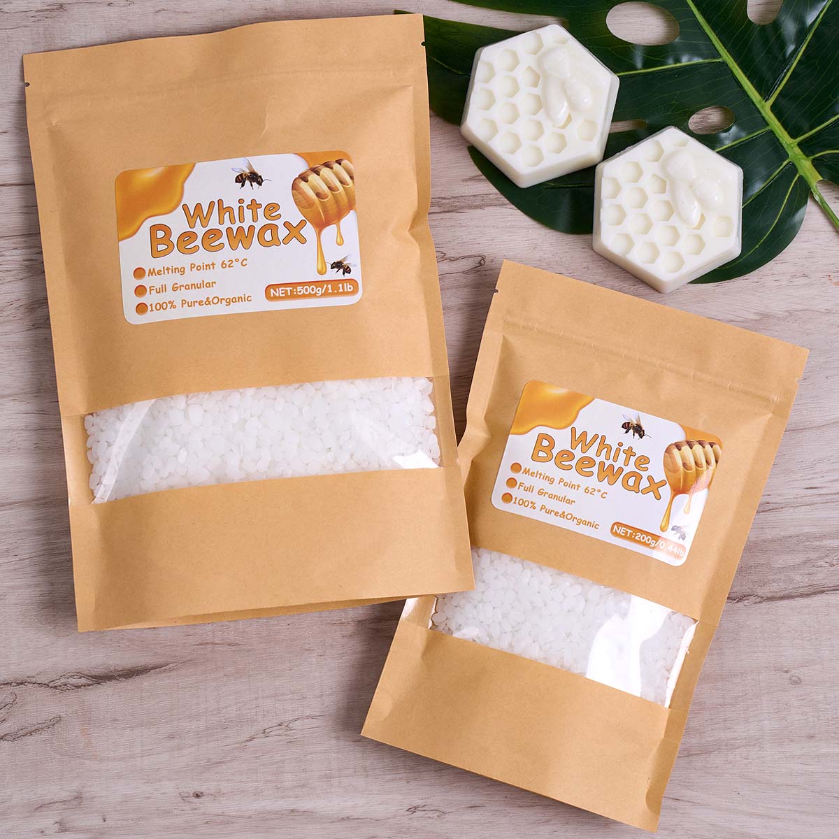 Cera de abejas blanca de 1000g - Candle Supplies Beeswax reseña y precio