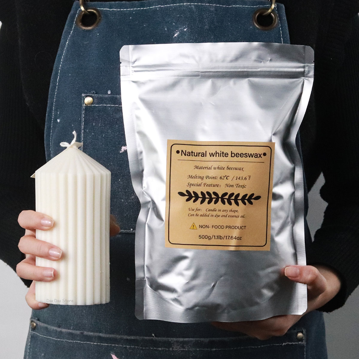 Cera de abejas blanca, vela pe - Candle Supplies Beeswax reseña y precio