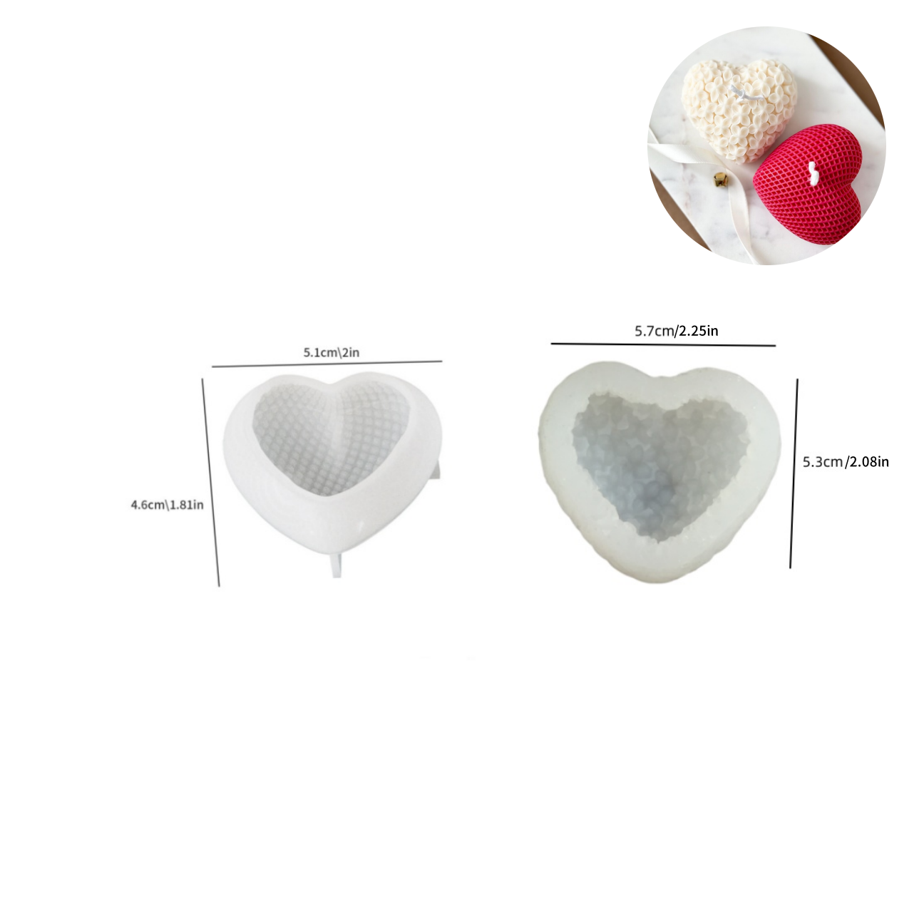 2 moldes para velas con diseño - Candle Fragrance Supplies reseña y precio