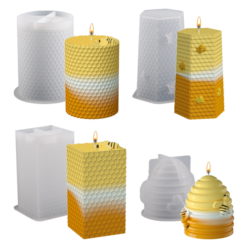 Molde de silicona para velas,  - Candle Supplies Beeswax reseña y precio