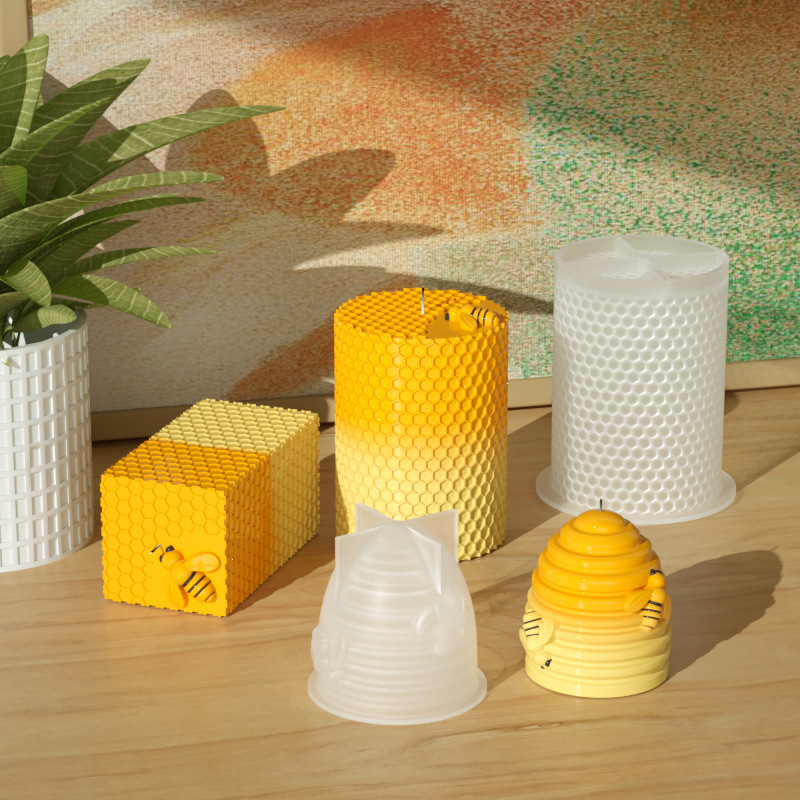 Molde de silicona para velas,  - Candle Supplies Beeswax reseña y precio